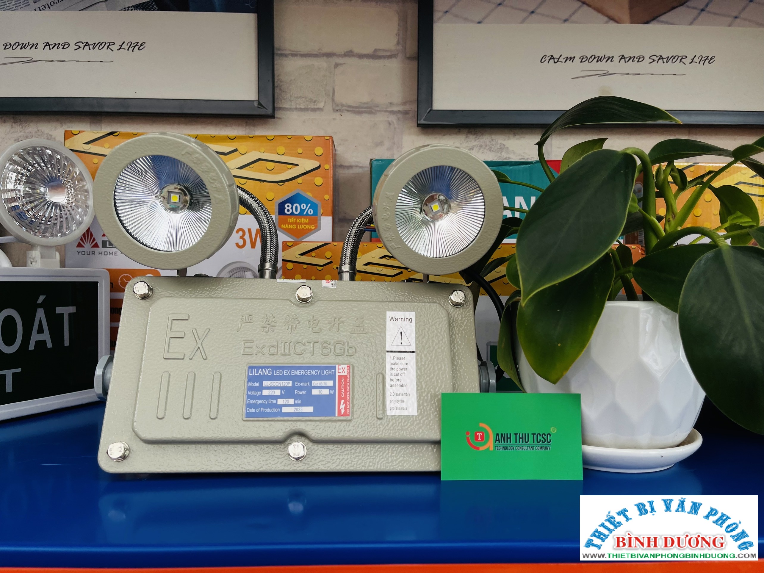 Đèn sự cố chống nổ Lilang LL-SCCN120P