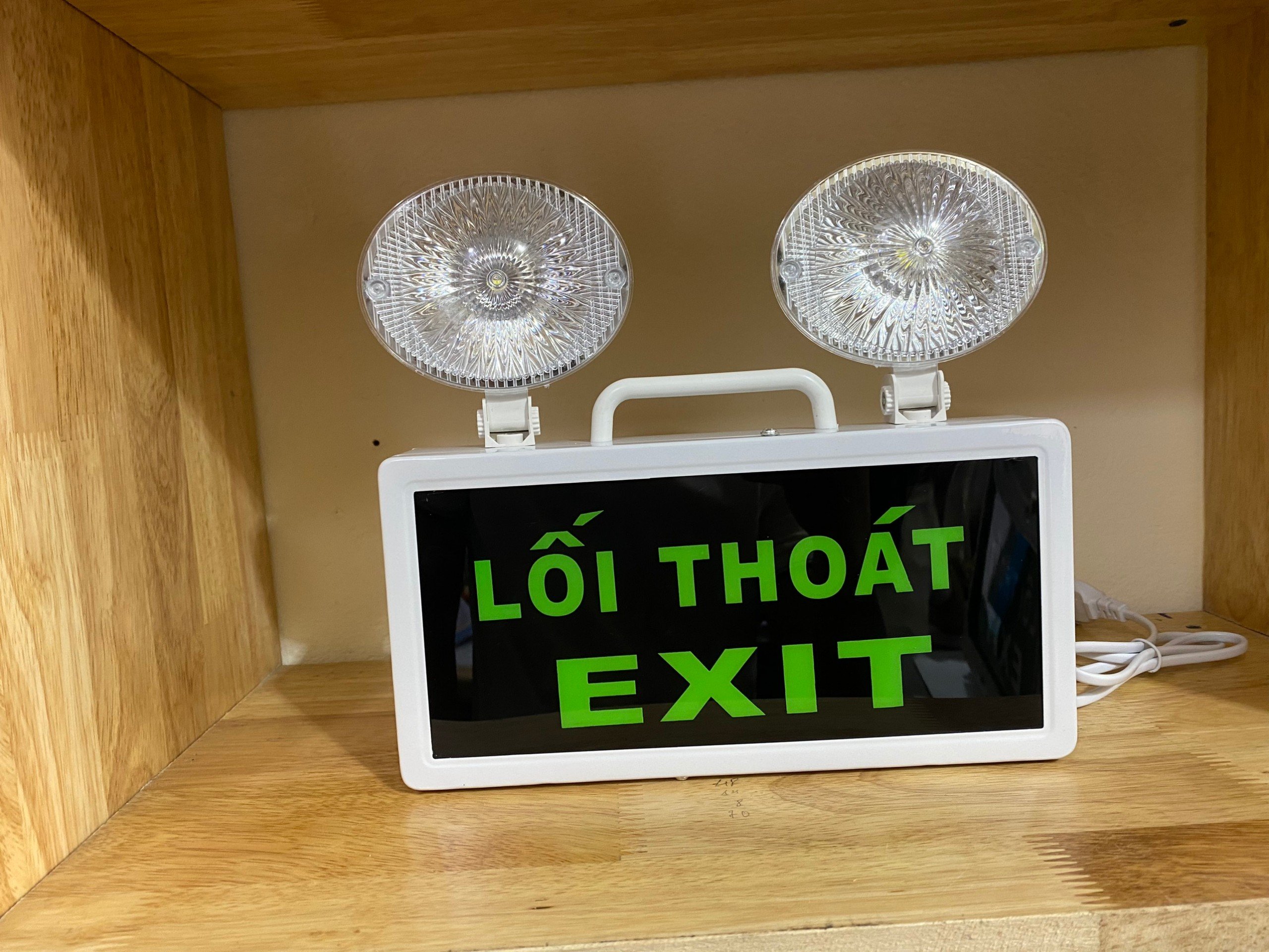 Đèn sự cố kết hợp exit