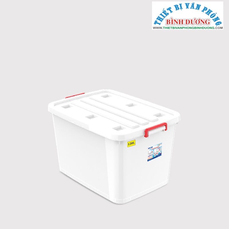 Thùng nhựa vuông 120L