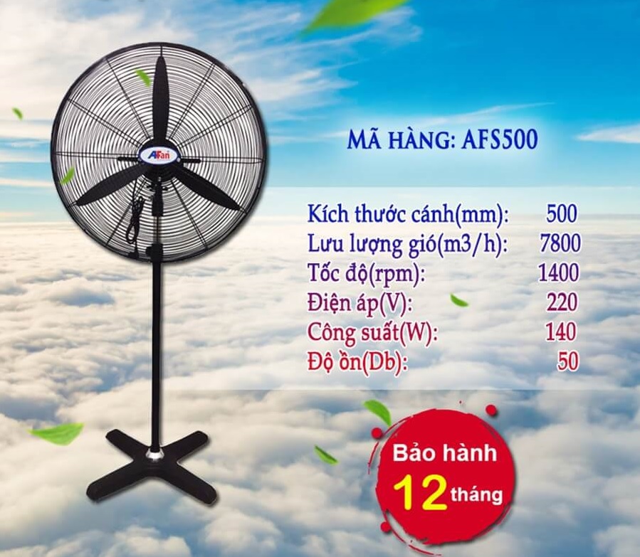 Quạt công nghiệp đứng AFS500