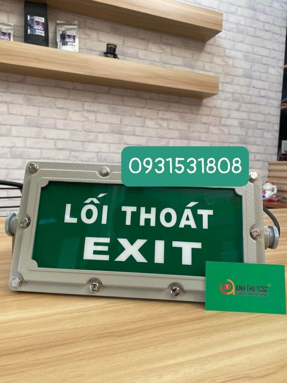 Đèn exit chống cháy nổ có kiểm định