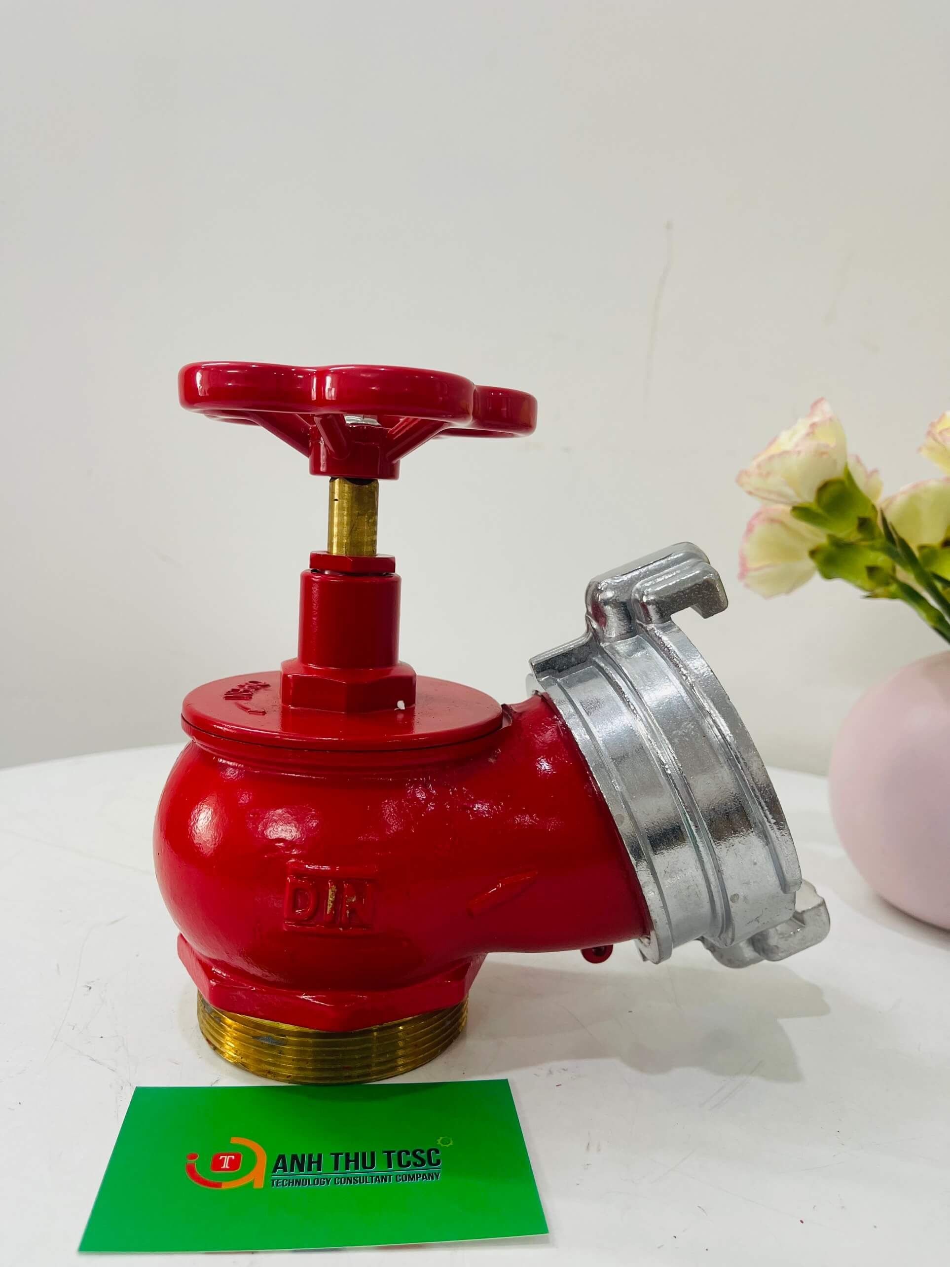 Van góc chữa cháy bằng đồng D65